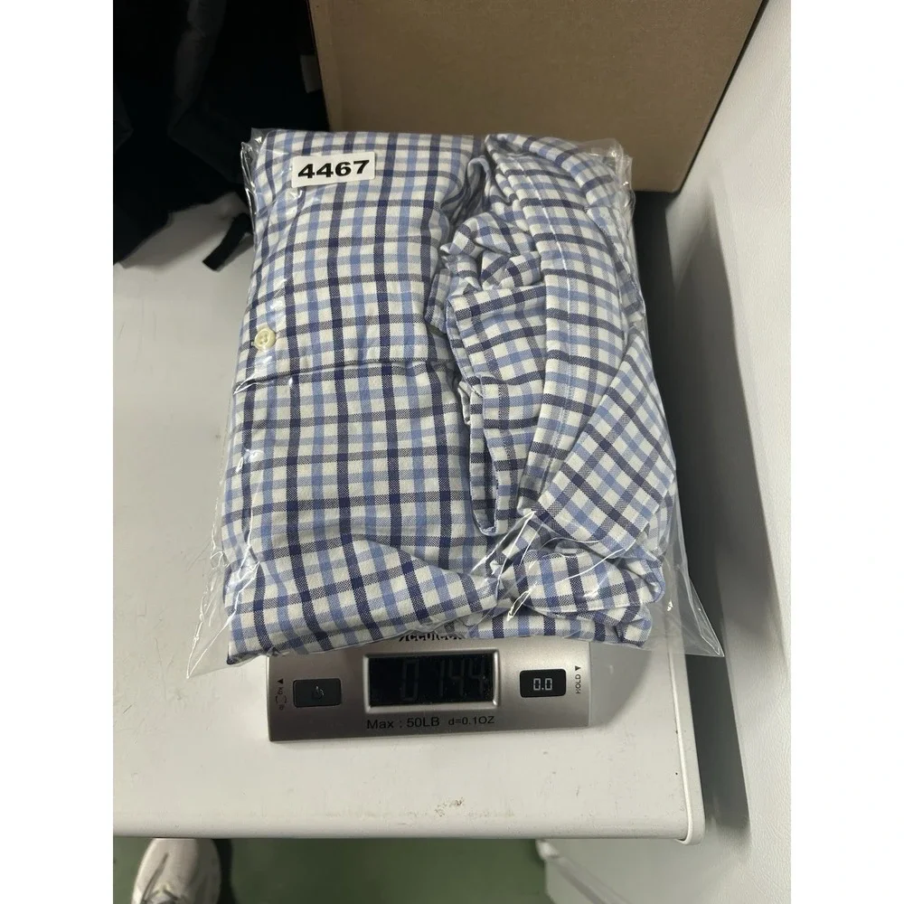 Polo Ralph Lauren Long Sleeve Button Down Up Front Shirt Plaid Mens 3XL Big 3XB‎